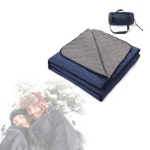 Large Waterproof Camping Blanket, Warm Outdoor Travel Blanket, Foldable Picnic Mat for Events, Beach, Hiking, Blue 1pc