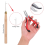 Hair Extensions Tools Kit,Silicone Beads,Plier,Roll Sewing Thread 3
