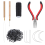 Hair Extensions Tools Kit,Silicone Beads,Plier,Roll Sewing Thread 1