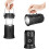 LED Solar Camping Lantern Flashlights -USB Rechargeable,2 Power Modes 2
