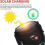 LED Solar Camping Lantern Flashlights -USB Rechargeable,2 Power Modes 3