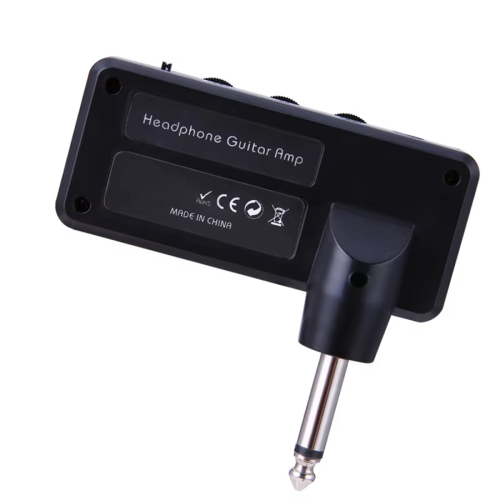 Electric Guitar Headphone Amplifier Effect Black 2