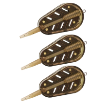 3-Piece Quick Release Carp Fishing Feeder Set - 40G Bait Cage