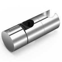 Shower Holder 18-25MM Diameter Adjustable Chrome Design Hand Held Shower Holder Easy Installation for Shower Rod