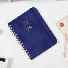(Blue) July 2025 To 2026 Schedule Planner With Date Notes