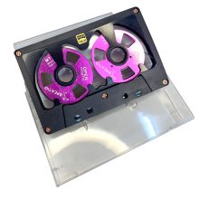 Blank Tape Metal Reel Hollow Case for DIY Recording A