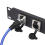 RJ45 Waterproof Network Connector Panel Mount Socket 180 Degree 2