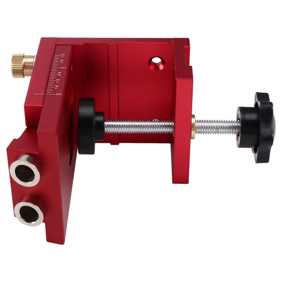 Pocket Hole Drill Guide Dowel Jig, Oblique Hole Locator Red 4713963563692