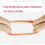 2 Pack 9.6mm Orange 1900B Electric Planer Drive Belt 4