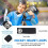 Pack Chin Strap for Hockey Helmet, Removable Replacement Strap with Single Press Stud, Adjustable Size, Durable Material 4