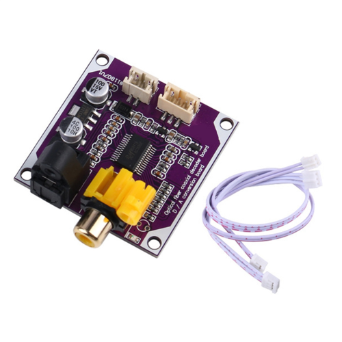 Digital Audio Decoder Optical Fiber Coaxial Digital Signal Input