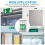 2 Pcs Push to Exit Button Indoor Green Square Request to Exit Button 5