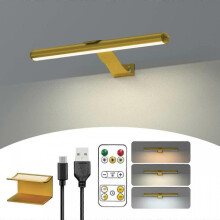 Wireless Picture Light Rechargeable with Remote, 300LM Art Battery Display Lamp , 3 Modes Magnetic Wall Light