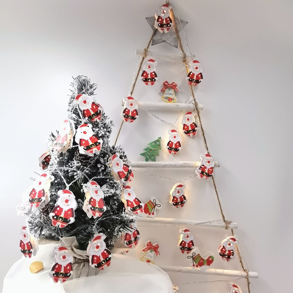 (Multicolor) Christmas Series Iron Snowmanative Lights Waterproofs Battery Box Christmas Lights Suitable For Indoor Bedroom Tent Loft Bed Terrace Part-image-OPC-PJTFPSV-NEW