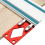 Track Saw Square Guide for Guide Rail, with Edge Support,Red 6