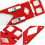 Track Saw Square Guide for Guide Rail, with Edge Support,Red 5