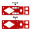 Track Saw Square Guide for Guide Rail, with Edge Support,Red 4