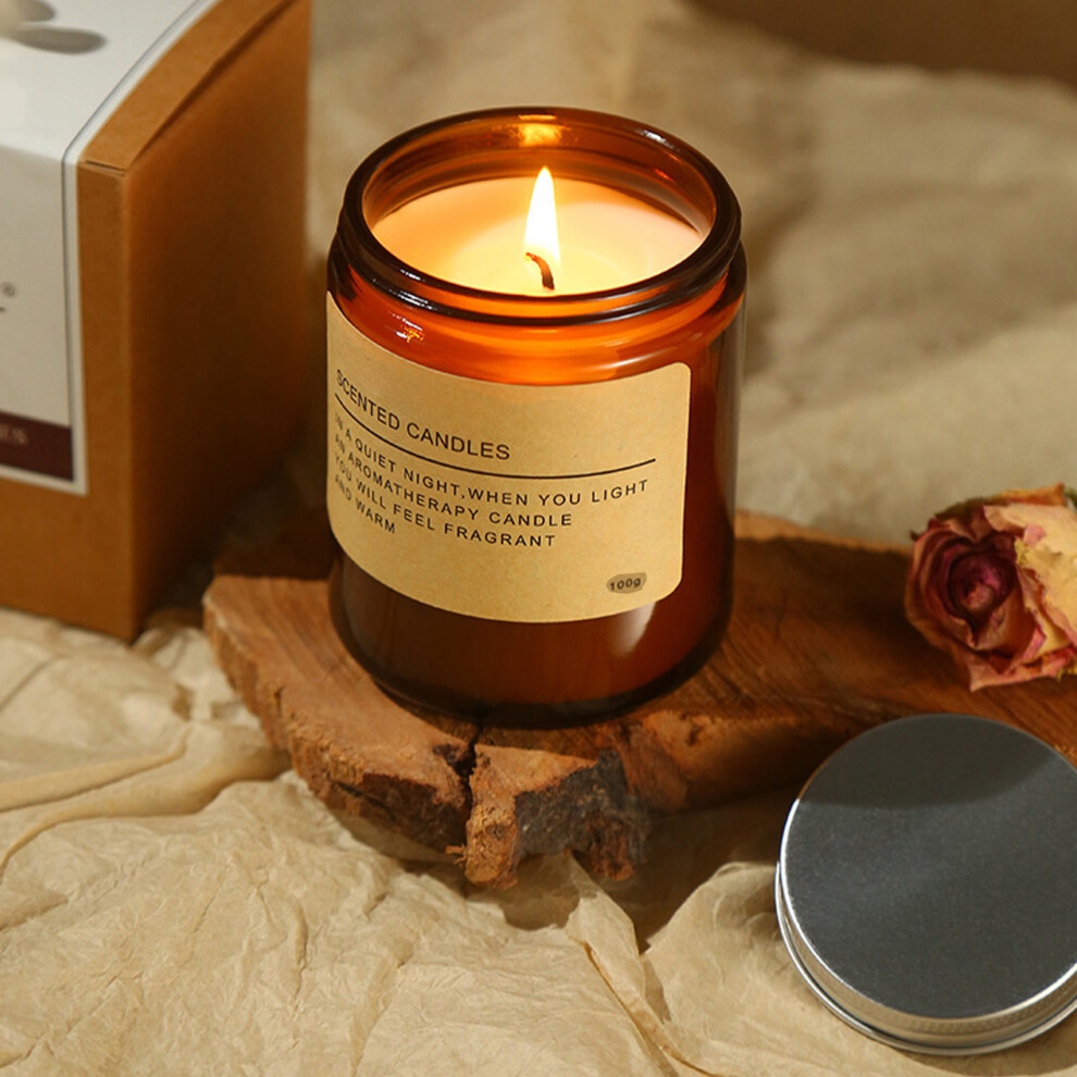 (C) Scented Candles For Home Scented Strong Fragranced Aromatherapy Candle Soy Wax Candles Scented For Men Women-image-OPC-PJTFSJF-NEW