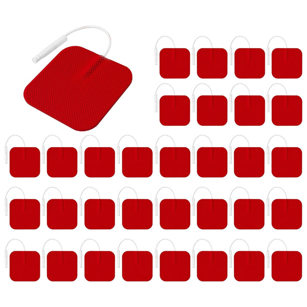 40PCS TENS Unit Replacement Pads, Reusable Latex-Free Electrodes Pads