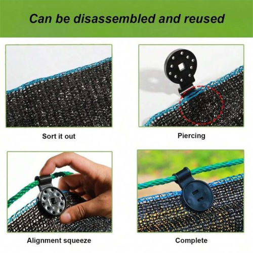 Tarp Clips Lock Grip, Shade Cloth Plastic Clips for ,B 2