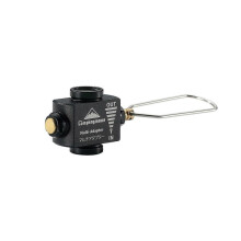 Gas Canister Refill Adapter Isobutane/ButaneGas Cartridge Convertor Camping Stove Adapter Lindal Valve Canister Shifter
