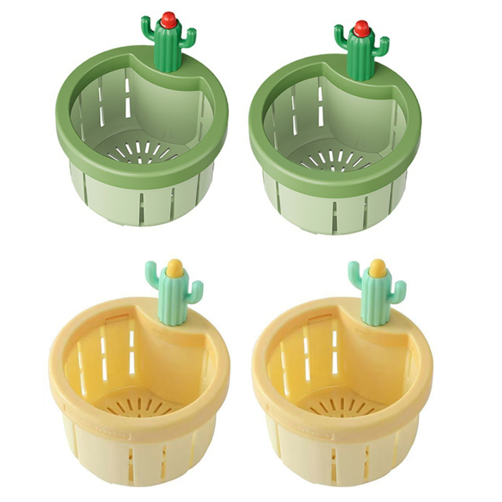 4Pcs Plastic Cactus Sink Stoppers,Small Mesh Sink Drain Strainer 4713963568260