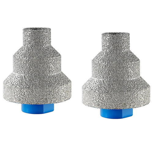 Diamond Beveling Chamfer Bits for Tile, Marble, Glass, 2 Pack