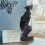 Silence is Gold Thinker Statue Abstract Art Resin Figurine Black 2