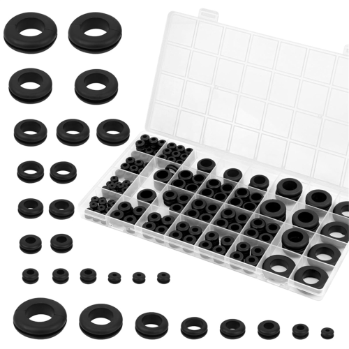 200pcs Rubber Grommet Kit,Hollow Firewall Grommet