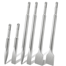 SDS Plus Chisel Set,6pcs Tile Chisel Spade Chisel Drill Hammer Chisel