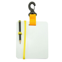 Underwater Writing Slate Waterproof Dive Communication Board with Pencil 10x15 Inch Durable Writing Disc for Divers