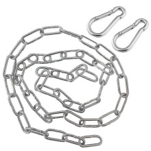 Chain with Two Carabiners - 1M Stainless Steel Hanging Chair Chain - Hanging Chairs Extension Chain