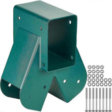 A-Frame Middle Swing Set Brackets, with Mounting Hardware, DIY Swing Set Bracket Swing Set Kit for 4x4 Legs & 4x6 Beam, Green 2025