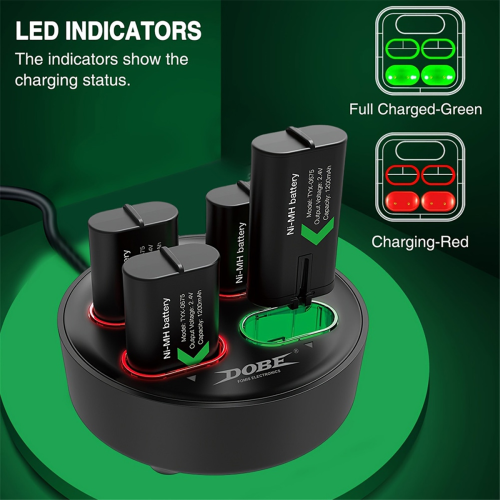4pcs 1200mAh Rechargeable Battery Pack 1