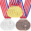 12 stk. prismedaljer guld sølv bronze vindermedaljer 1