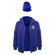 (XS, male) Wednesday Addams Xavier Thorpe Cosplay Hoodie Costume Men Black Blue Striped Hooded Coat Outfits Halloween Carnival Sweatshirt 2025