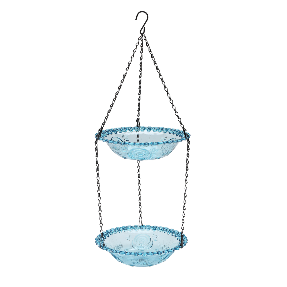 2 Layers Bee Feeder with Vivid Flower Design-image-OPC-PJTG5VS-NEW