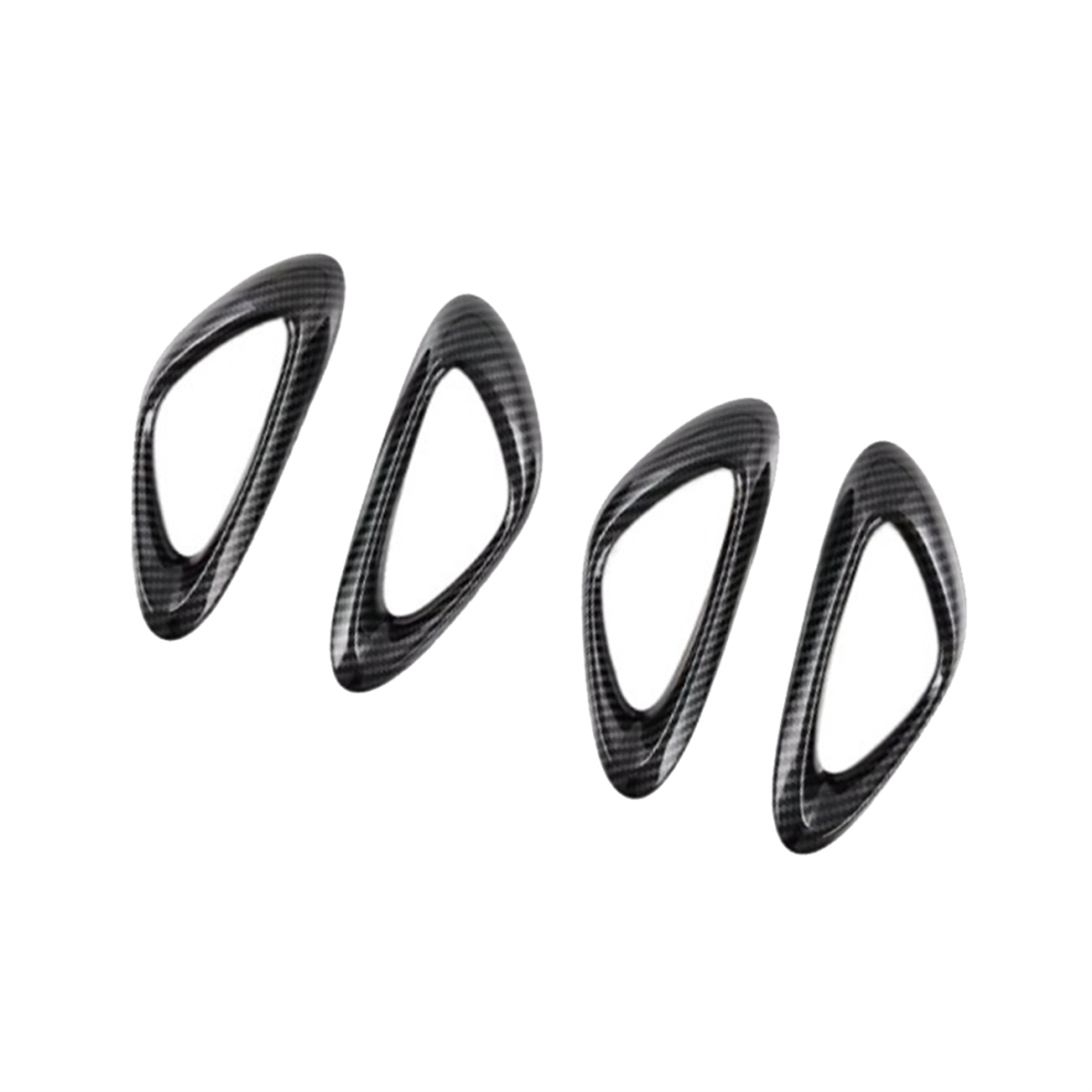4Pcs Inner Door Handle Cover Trim Carbon Fiber Color For Light 4713813101715