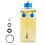 Tank Petrol Transparent Plastic Bottle 500CC CNC 2