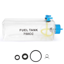 Tank Petrol Transparent Plastic Bottle 750CC CNC