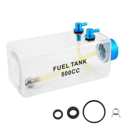 Tank Petrol Transparent Plastic Bottle 500CC CNC