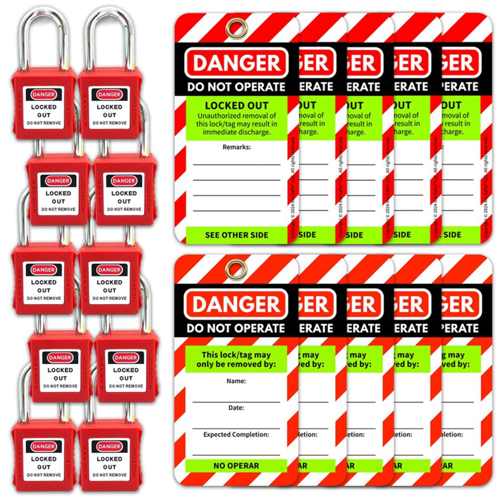 Lockout Tagout Tags And Padlocks Red Safety Tag 4713387068445