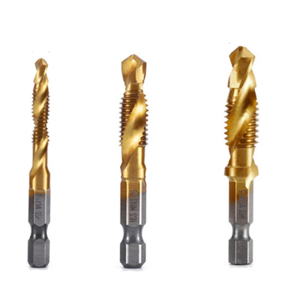 M6+M8+M10 Hex Shank Hss Screw Thread Metric Tap Drill Bits 4713387074521