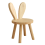 Small Board Stool, Cute Ears Solid Wood Small Stool 1