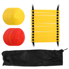 Sports Speed Agility Training Set 10 Disc Cones and Agility Ladder