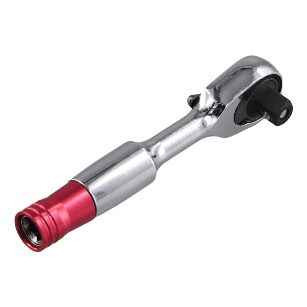 2-In-1 Mini Hex Wrench Hand Sockets Ratchets 1/4 Wrench Set 4713387078109