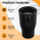 12V Digital Display Temperature Drinks Holders Black 4