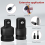 Impact socket reducer and adapter set, steel impact adapter set, B 4