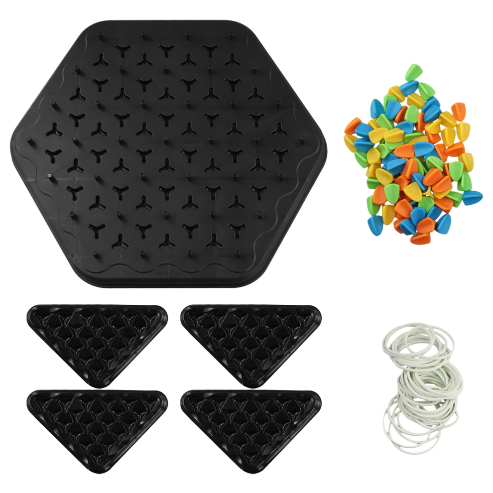 Chain Triangle Chess Game Triggle Rubber Band Game-image-OPC-PJTGFCB-NEW