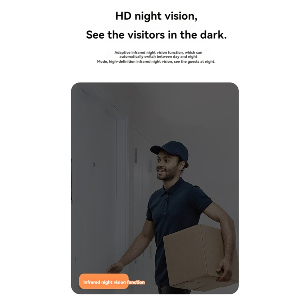 Video Wireless Smart Doorbell Kit Wifi Video Doorbell Camera 4713387082267
